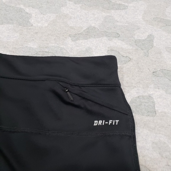 Nike Leggings Womens Small Black Capri Dri-Fit Pull On - Picture 12 of 13